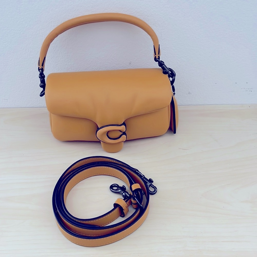 NWT Coach Pillow Tabby 18 in Buttercup - Picture 6 of 12